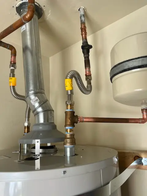 Water heater installation and plumbing repair in Hel-Mel